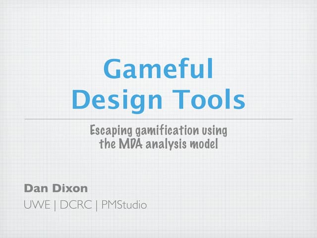 UX Bristol Gameful Design
