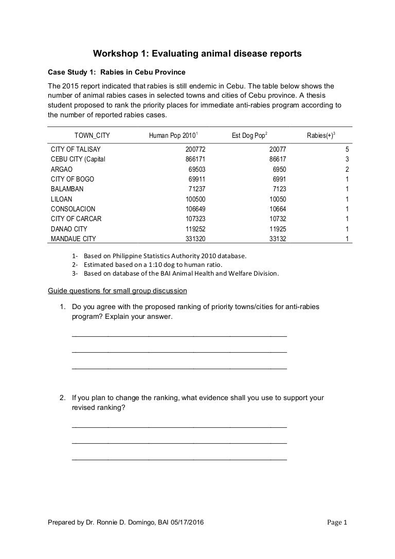 Evaluating Animal Disease Reports