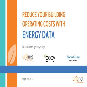 Webinar: Reduce Your Building Operating Costs with Energy Data