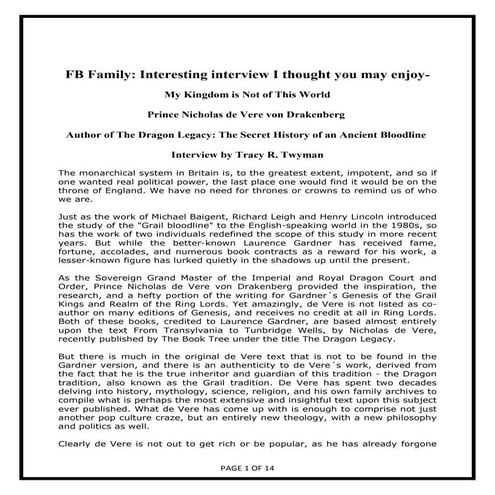 The Dragon Court  .....