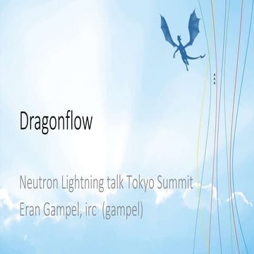 Dragon flow neutron lightning talk