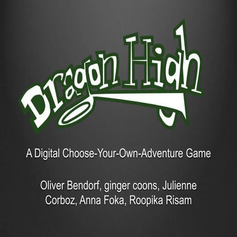 Dragon High - Gender and Gamemaker Concepts