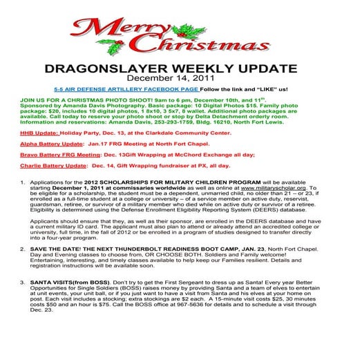 Dragonslayer weekly update_14_dec_11