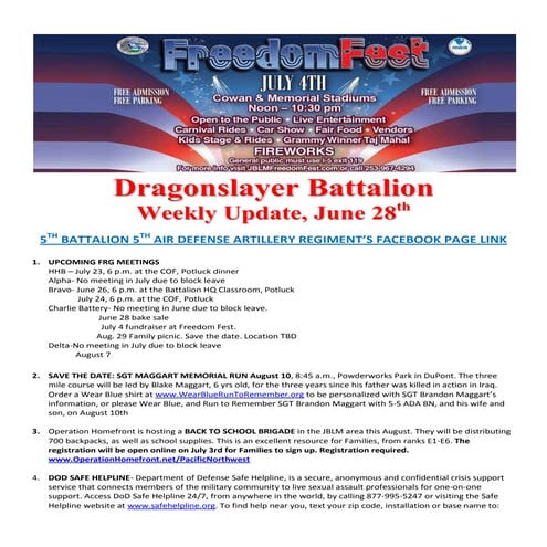 Dragonslayer weekly update 28 jun 13