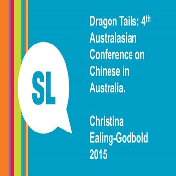 Chinese immigration to Queensland - Dragon Tails conference report presented at State Library of Queensland