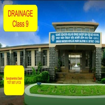 Drainage.pptx 9th class Geography chapter