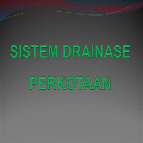 Drainase lapangan-terbang | PPT