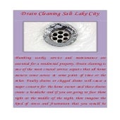 Drain cleaning salt lake city