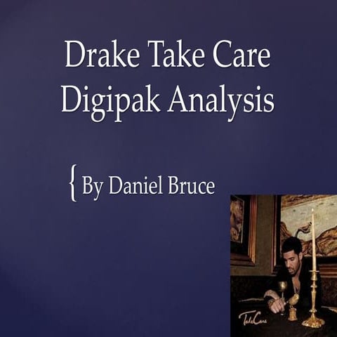 Drake Take Care Digipak Analysis