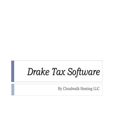 Drake Tax Software