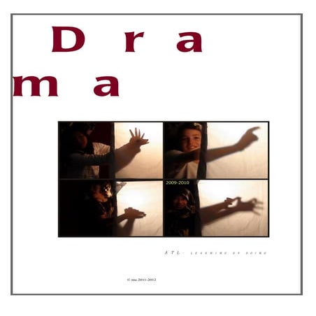 Drama a booklet for you