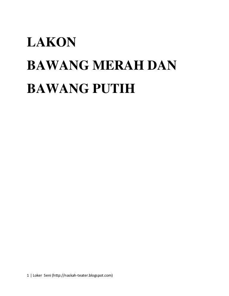 Drama Bawang Merah Bawang Putih Drama Bawang Merah Bawang Putih