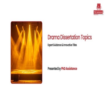 Expert Help in Crafting Drama Dissertation Titles for Students