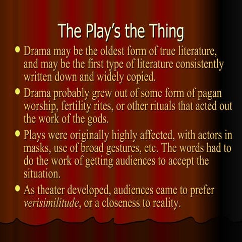 Three Unities in Drama | PPTX