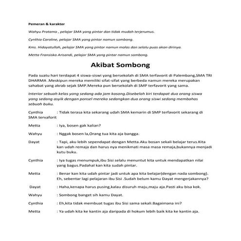 Drama Tentang Pendidikan