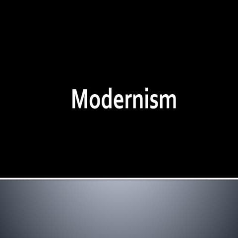 modernism