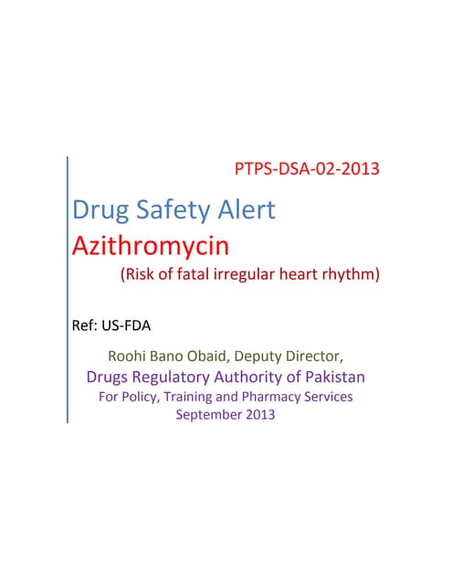 Drug Safety Alert 3 Domperidone | PDF