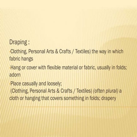 fullness in garment ( tuck dart pleats etc) | PPTX