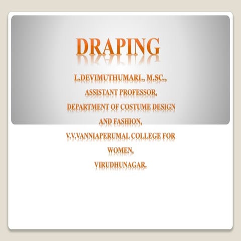 Draping