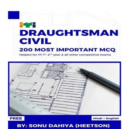 Draughtsman civil question paper ITI book free