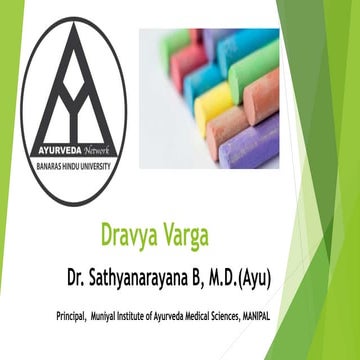 Dravya Varga PPT