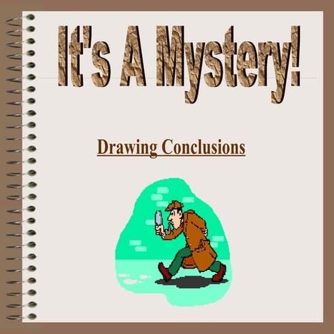 Drawing conclusions