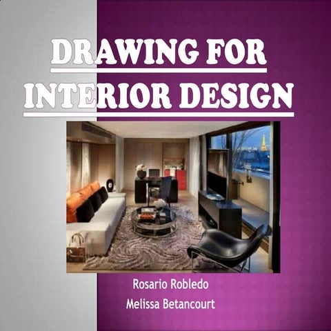 Drawing for interior Design