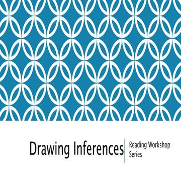 Drawing inferences
