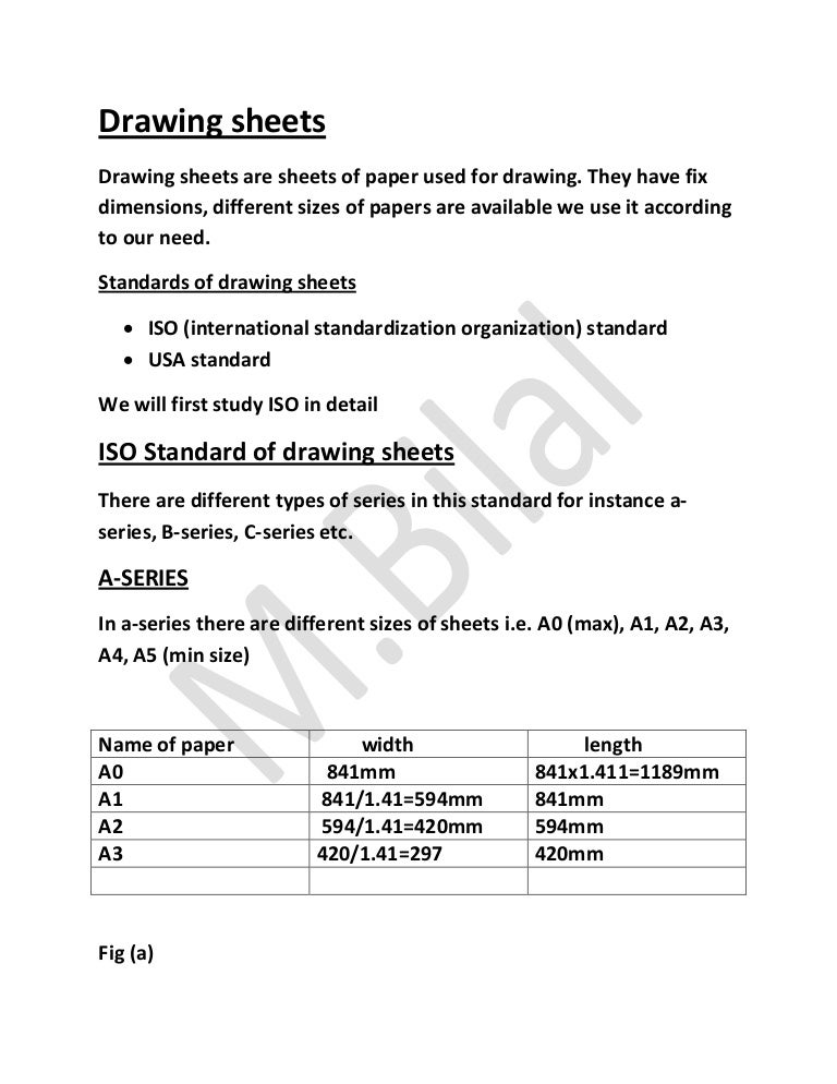 Drawing List Template