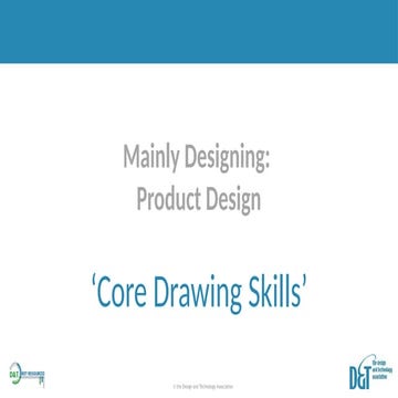 Drawing Skills power point slides for school