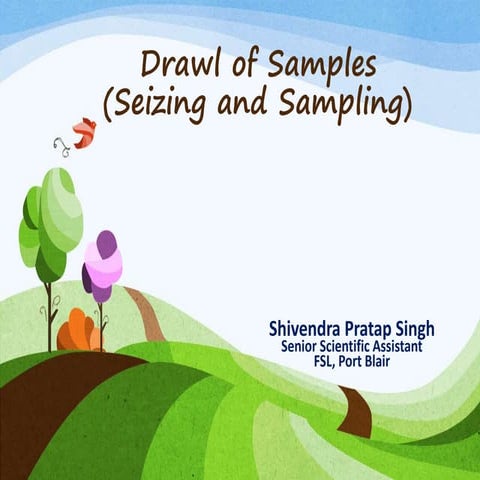 Drawl of Samples, Seizing and Sampling.ppt