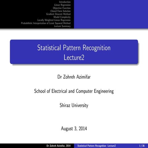 Dr azimifar pattern recognition lect2