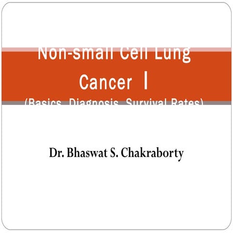 Non small cell lung cancer I | PPT