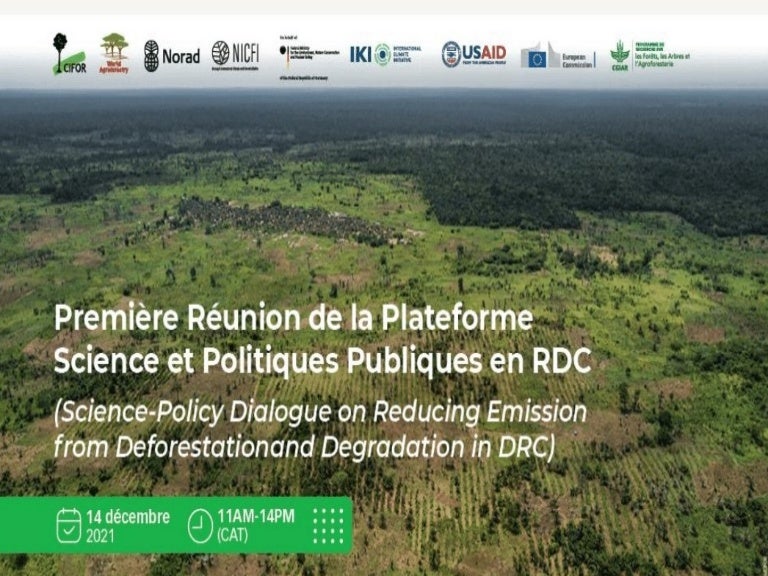 thumbnail of Première Réunion de la Plateforme Science et Politiques en RDC (Science-Policy Dialogue on Reducing Emission from Deforestation and Degradation in DRC)