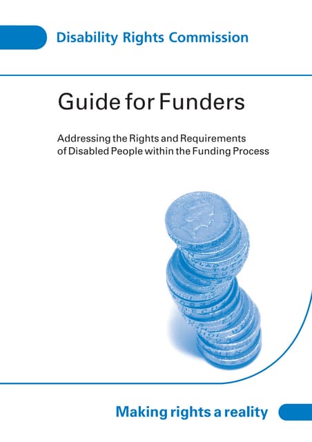 DRC Guide to Funders