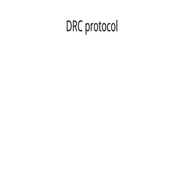 DRC protocol introduction for uploading .pptx