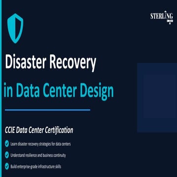 Disaster Recovery in Data Center Design | CCIE Data Center ...