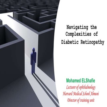 Navigating the Complexities of  Diabetic Retinopathy