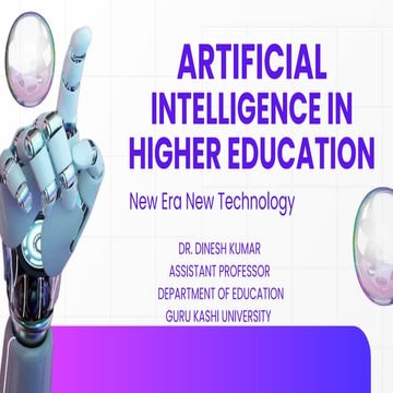 ARTIFICIAL INTELLIGENCE IN HIGHER EDUCATION PPT FREE DOWNLOAD visual data 7