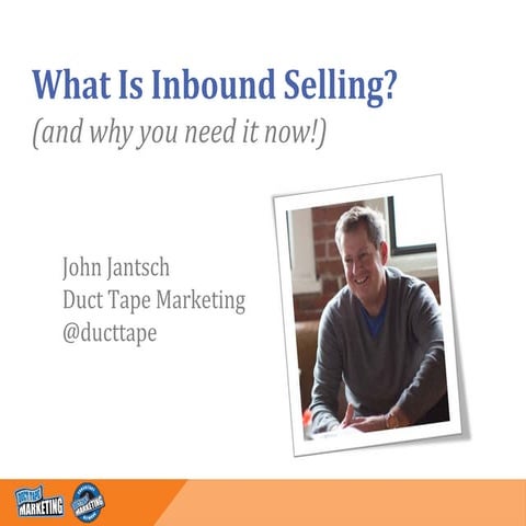 WHAT IS INBOUND SELLING? (AND WHY YOU NEED IT NOW) [INBOUND 2014]
