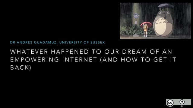 Whatever happened to our dream of an empowering Internet (and how to get it b...