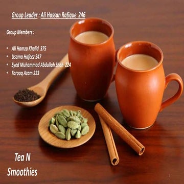 Dreamerrs ( Tea N smoothies).pptx