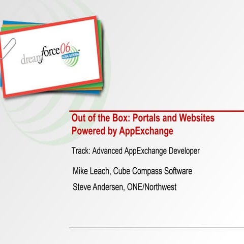 Dreamforce Web Portals