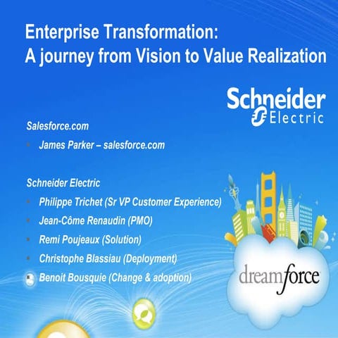 Dreamforce Digital Transformation from vision to value realisation
