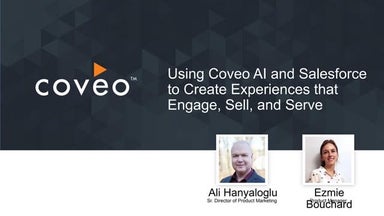 Dreamforce To You London 2019 - Coveo Presentation