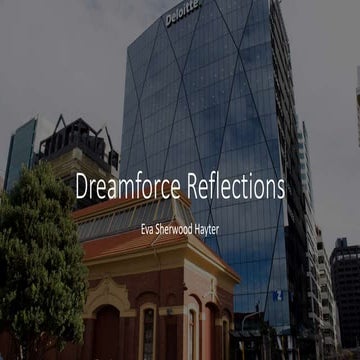 Eva Sherwood Dreamforce Reflections
