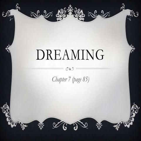 Psychology: Dreaming. by Janice Fung.