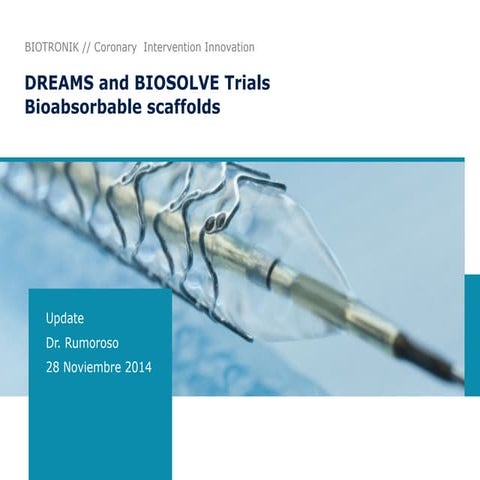 coronary stents: Biovascular scaffolds.. | PPT