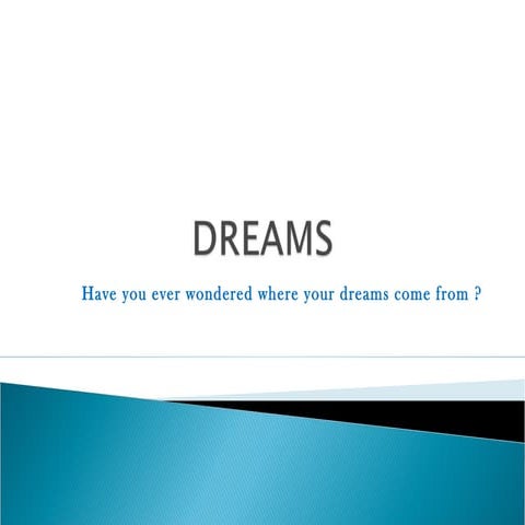 Dreams power point   first class