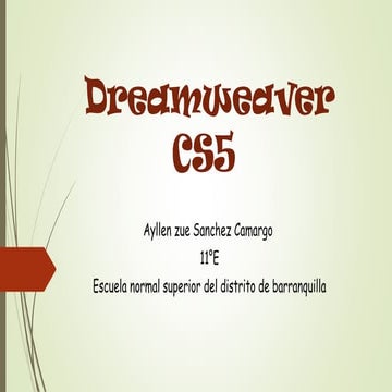 Dreamweaver cs5